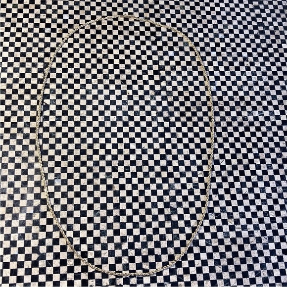 14K YELLOW GOLD CLASSIC ROPE CHAIN NECKLACE 24” - Picture 8 of 10